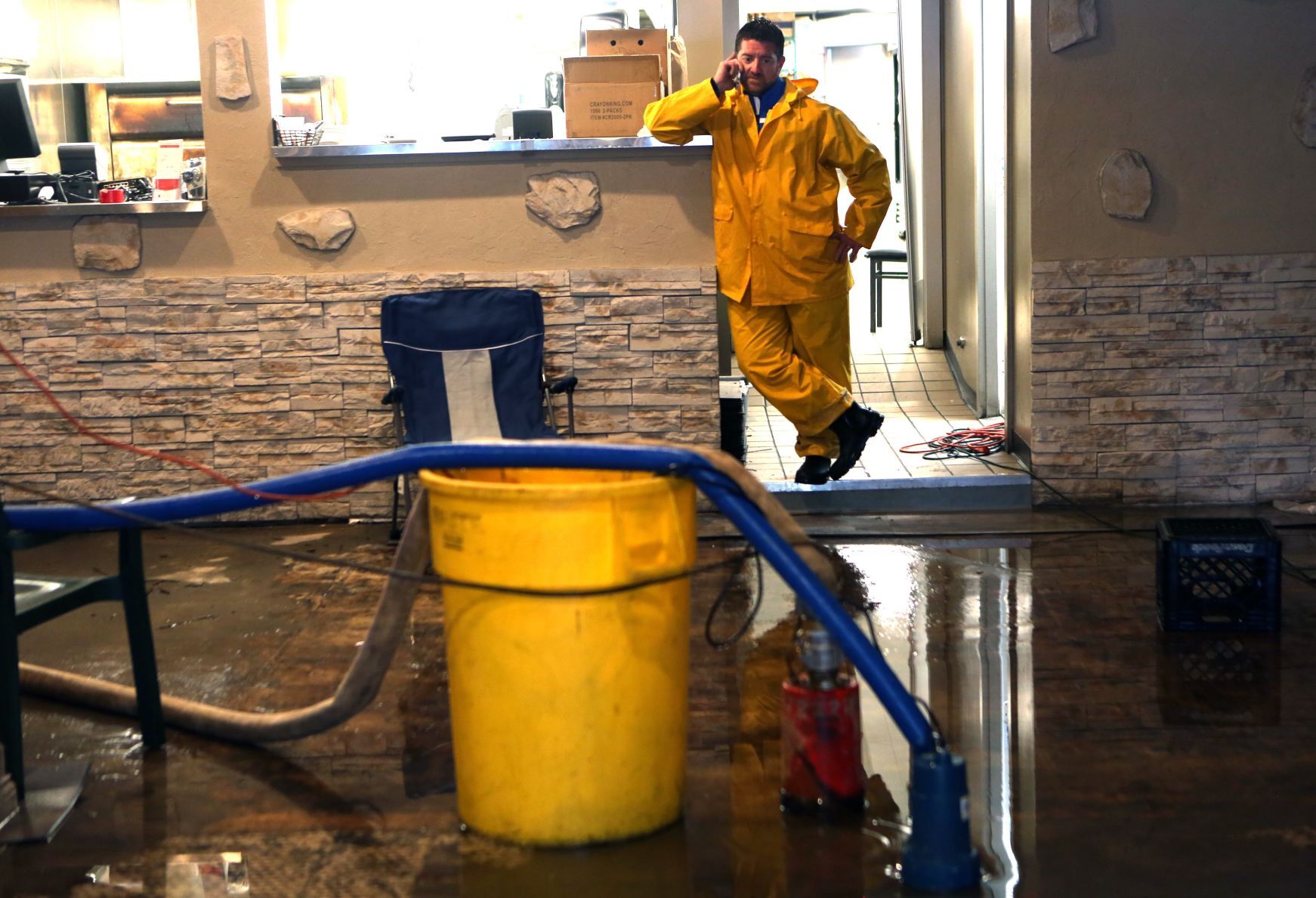 Flood waters rescinding quickly in Eureka